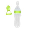 thumbnail image 2 of Cuchara De Alimentación, Cuchara De Biberón Portátil Duradera, Conveniente, Práctica, Compacta, Portátil Para Cocina Para Exteriores Para El Hogar OTVIAP Verde, 2 of 8