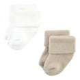 thumbnail image 6 of Hudson Baby Cotton Rich Newborn and Terry Socks, Neutral Tones, 0-6 Months, 6 of 8
