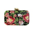 thumbnail image 2 of Elegante bolso de noche bordado para mujer, tipo clutch, para cena, fiesta, boda, rojo y negro negro rojo, 2 of 8