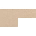 thumbnail image 3 of 6"W x 12"D x 6"H Wide Chapel Hill Rough Cedar Woodgrain TimberThane Corbel, Primed Tan, 3 of 6