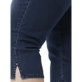 thumbnail image 4 of Gloria Vanderbilt Swan Series Women's Plus Amanda 5 Pocket Capri with Slit, Sizes 16-24, 4 of 5