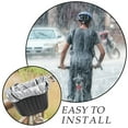 thumbnail image 2 of LEEYNEER Doublure de Panier de Vélo Doublure de Panier de Vélo Imperméable Housse de Guidon de Panier de Vélo Housse de Pluie de Panier Doublure de Panier, 2 of 9
