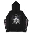 thumbnail image 1 of 2023 Sudaderas con estampado de calaveras oscuras europeas y americanas para hombres y mujeres, sudaderas con capucha, parejas góticas, sudaderas con cremallera de gran tamaño Harajuku, 1 of 5