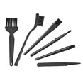thumbnail image 1 of xinxixnxx 6-in-1 Nylon Anti Static Brushes Portable Plastic Handle Computer Keyboard Cleaning Brush Kit, 1 of 9