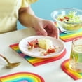 thumbnail image 3 of Rainbow Coaster Thickened Placemat Heat Insulation for Dining Table, 3 of 5