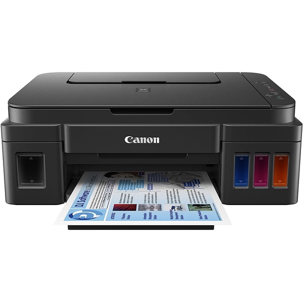 Canon PIXMA G3000 Series Wireless MegaTank All-in-One Inkjet Printer, 4800  x 1200 dpi, Scanner, Copier and Borderless Mobile Printing for Home Office,  Black, Bundle with Printer Cable - Walmart.com
