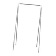 thumbnail image 4 of Proporto de ropa Plegable Portable de acero inoxidable de acero inoxidable Pequeño estante de secado de ropa retráctil para acampar habitación de, 4 of 8