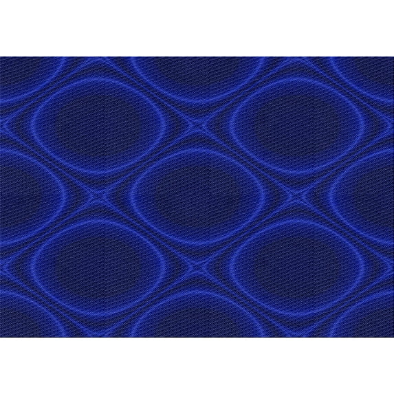 Ahgly Company Indoor Rectangle Patterned New Midnight Blue Area Rugs, 8' x 10'