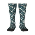 thumbnail image 2 of Lsque Vintage Floral Printed Crew Socks Men's Women's LightWeight Thin Casual Calf Socks ,Knee High Socks,Cotton Socks, 2 of 9