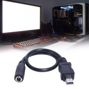 Yammee SB Charging Cable for Tablets, Phones, Cameras 3.5x1.35mm Female to Mini USB