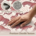 thumbnail image 6 of ODIKA Leopard Motif Spotted Border Cheetah Inspired Abstract Pink Print Refined for Dorm Room, Small Living Apartment, Stain Resistant Low Profile, 6 of 7