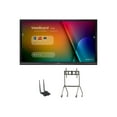 thumbnail image 1 of ViewSonic ViewBoard IFP9850-E4 - 98" Diagonal Class LED-backlit LCD display - interactive - with touchscreen - 4K UHD (2160p) 3840 x 2160 - with ViewSonic LB-WIFI-001 Adapter, ViewSonic VB-STND-005 Cart, 1 of 11