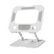 thumbnail image 5 of Soporte ajustable para computadora portátil, elevador para computadora portátil, fácil de transportar y almacenar, antideslizante con rotación de 360 degree. Blanco, 5 of 9