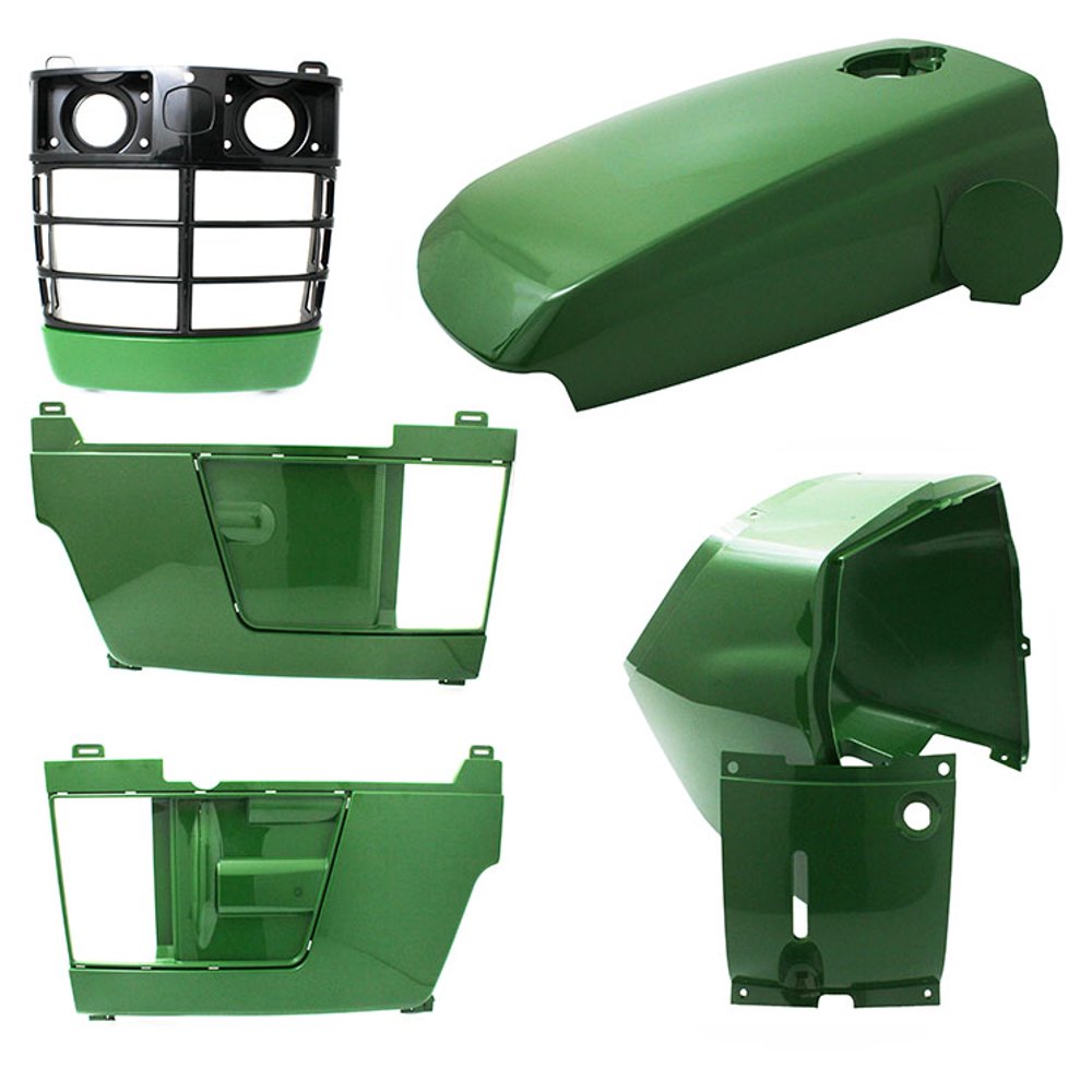 Hood Grille Side Panel Grille Kit Fits John Deere 4500 4600 4700