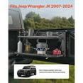 thumbnail image 2 of KFFKFF Foldable Tailgate Table for 2007-2024 Jeep Wrangler JK, 100 lbs Capacity, Carbon Steel Double-Layer Drop-Down Design, Rear Cargo Organizer and Camping Storage Solution, 2 of 9