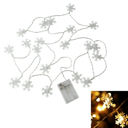 Christmas Tree Windows Snowflake String Light Decoration Ornament
