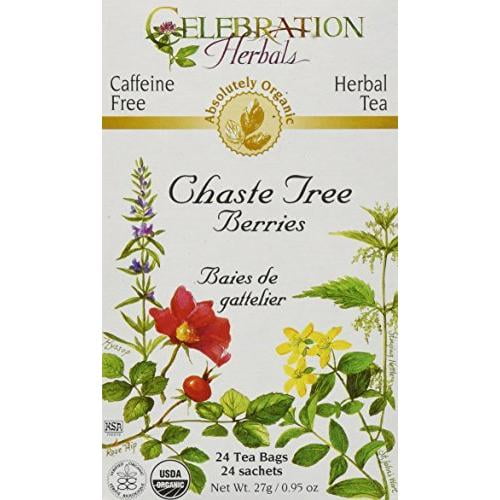 Celebration Herbals Organic Chaste Tree Berries Tea, 24 Bags - Walmart.com - Walmart.com Celebration Herbals Organic Chaste Tree Berries Tea, 24 Bags - Walmart.com - Walmart.com
