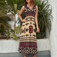 thumbnail image 2 of Bohemian Pattern Vestido Sin Mangas Para Mujer, Traje De, Ropa De Cumpleaños, Verano, 2 of 5