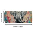 thumbnail image 5 of Shiartex Elephant Tusk Indoor Outdoor Entrance Doormat Mat with Anti-Slip Recycled Rubber Backing and Burlap Felt Top 19.68*47.24 in, 5 of 6