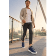 thumbnail image 6 of Men's Casual Sneakers, Rotary Dial Closure Low Top Walking Shoes, Faux Leather Fashion Shoes, 6 of 7