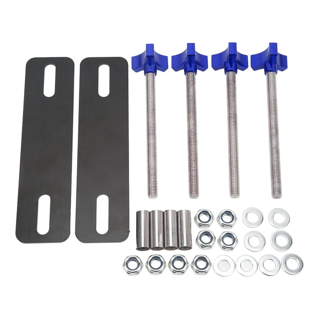 Kit de Montage de Planche de Traction, Kit de Supports de Montage de Planche de Traction Réglable Universel Résistant aux Chocs pour 4.72-6.69in Pistes de Récupération Bleu