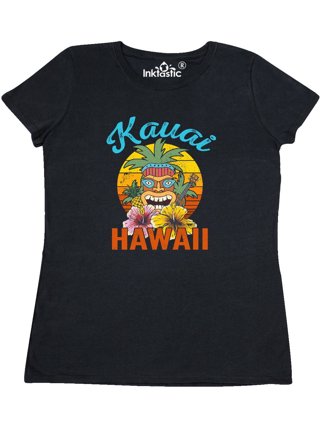 INKtastic Kauai Hawaii Vacation Tiki Women's TShirt