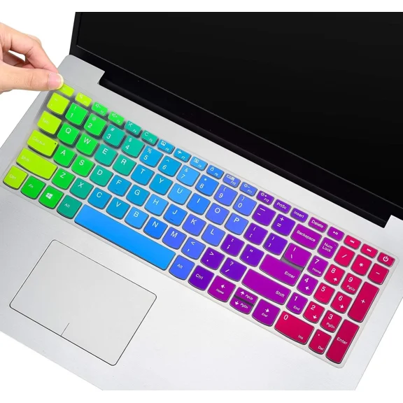 STAR- Keyboard Cover For 2020 2021 Lenovo Ideapad 3 15 15.6 17.3 Inch Rainbow
