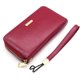 thumbnail image 4 of Women's Wallet Genuine Leather Men's Wallets RFID Blocking Card Large Capacity Checkbook Holder Coins Red, 4 of 5