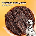 thumbnail image 2 of High-Protein Duck Breast Jerky Suitable for All Breed Dogs - Puppy Training Treats, Chewing Rewards for Small/Medium/Large Dogs, Duck Meat Snacks for Puppies, for All Breeds (Teddy, Bichon, Corgi, Go, 2 of 9