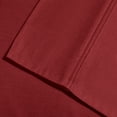 thumbnail image 2 of 300-Thread Count Breathable Cotton Percale Solid 2-Piece Pillowcase, King, Burgundy by Blue Nile Mills, 2 of 2