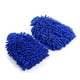 thumbnail image 1 of Guantes de Lavado de Autos Suministros de Limpieza de Autos Microfibra Guantes de Limpieza de Autos Grandes Toalla de Auto Chenilla de Gasa 2 Piezas (Azul) Sailing Electrónica, 1 of 5