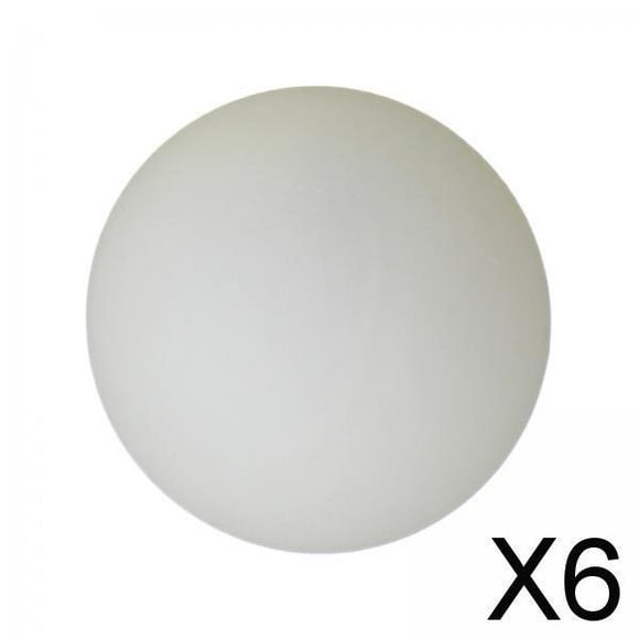 DYNWAVECA 6x Balle de Hockey de Rue 65mm Lisse pour Jeux de Nuit sur Sol