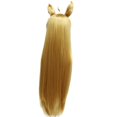 thumbnail image 3 of Peluca para cosplay Genshins Impacts Gorous, pelo sintético, 100 cm, 3 of 3