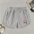 thumbnail image 2 of Odeerbi 3-9 Años Niñas Verano Algodón Dopaina Pantalones Cortos Impresión Linda Entrenamiento Deportivo Pantalones Cortos Cintura Elástica Pantalones Cortos Casuales, 2 of 6