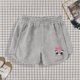 thumbnail image 2 of Odeerbi 3-9 Años Niñas Verano Algodón Dopaina Pantalones Cortos Impresión Linda Entrenamiento Deportivo Pantalones Cortos Cintura Elástica Pantalones Cortos Casuales, 2 of 6