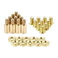 thumbnail image 5 of Uxcell Brass M4 11mm+6mm Male-Female Hex Standoff Screw Nut Kit 10 Sets, 5 of 5