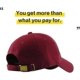 thumbnail image 4 of Low Profile Cotton Cap Men Ladies Baseball Cap Dad Hat Adjustable Unstructured Plain Cap(Burgundy), 4 of 4