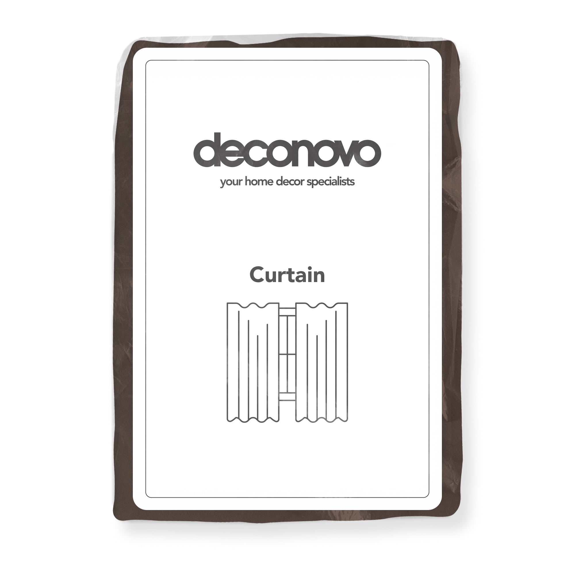Deconovo Thermal Insulated Solid Grommet Blackout Curtains for Nursery (Chocolate, 42"x54", Set of 2 Panels)