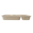 thumbnail image 5 of Pulp Tek 43 oz Rectangle Natural Bagasse To Go Tray - 5-Compartment - 11" x 8 1/2" x 1 1/2" - 100 count box, 5 of 11
