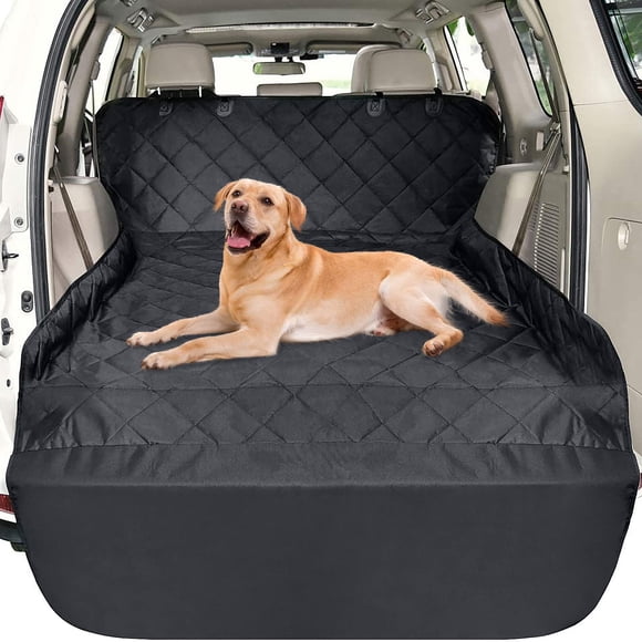 F-color SUV Cargo Liner para perros – Forro impermeable para carga de mascotas, cómodo protector de parachoques para perro, a prueba de arañazos, antideslizante, ajuste universal, SUV, sedanes, malete