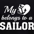 thumbnail image 3 of CafePress - Heart Belongs Sailor Hooded Sweatshirt - Pullover Hoodie, Classic & Comfortable Hooded Sweatshirt, 3 of 4