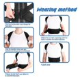 thumbnail image 4 of Shoulder Support Adjustable Back Pain Support Posture Corrector Brace Belt Medical Clavicle Corset Spine Lumbar Orthopedic Brace, 4 of 5