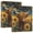 Highland Cow in Sunflowers Field, variant on Haosy Hardcover 3 Ring Binder 1.5 Inch Ring Decorative Binder Organizer for Home School Office, Two Bunnies with Flower