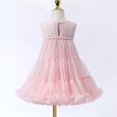 thumbnail image 5 of MEZZALL Children Fashion Solid Color Bow Tutu Dress Girls Sundress Summer Classic, 3-4 Years, 5 of 6