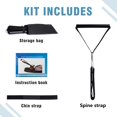 thumbnail image 3 of WIDREST Neck Stretcher Strap, Spine Chiropractic Decompression Tool with Chin Belt, Cervical Neck Traction., 3 of 7