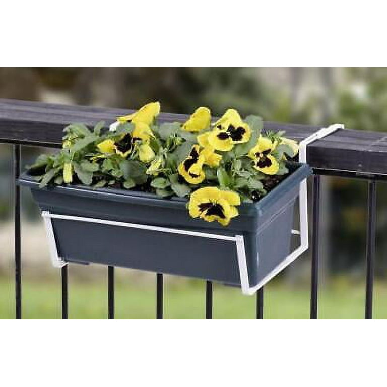 Panacea White Steel 7-1/4 in. H Deck Box Extender Hook Panacea White Steel 7-1/4 in. H Deck Box Extender Hook