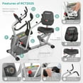thumbnail image 2 of Inverapy RCT2025 Recumbent Cross Trainer with Swivel Seat, Gray, for Leg and Hip Injuries, 2 of 8