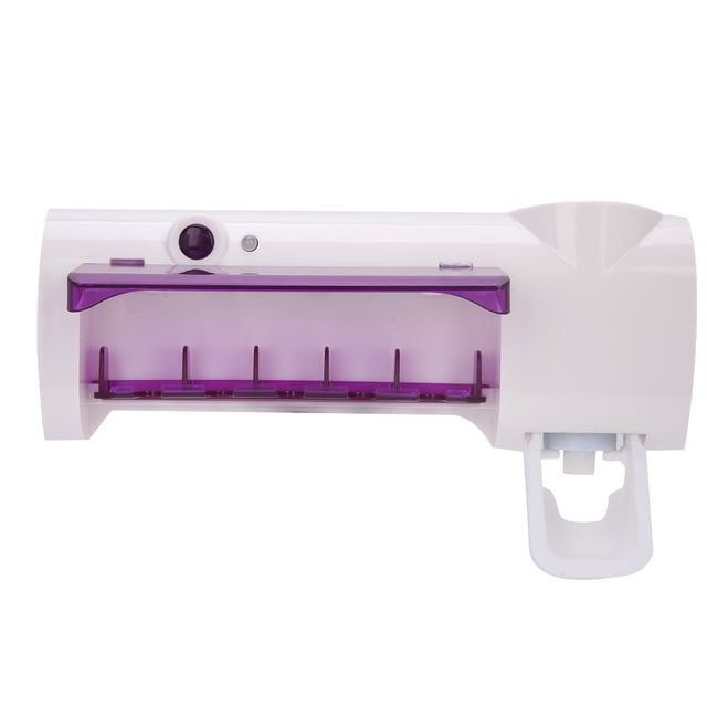Organizador de cepillos de dientes BuyWeekMX soporte UVC Con luz UV de pared