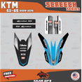 thumbnail image 3 of Kalair GFX Graphics Kit for Ktm SX65 (2009-2015) Screech Series, 3 of 5