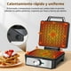 thumbnail image 4 of Aigostar Waflera Eléctrica, 1200W, Antiadherente, 4 Rebanadas Hacer Desayunos, Acero Inoxidable, Temperatura Regulable e Indicador LED, Negro, 4 of 8